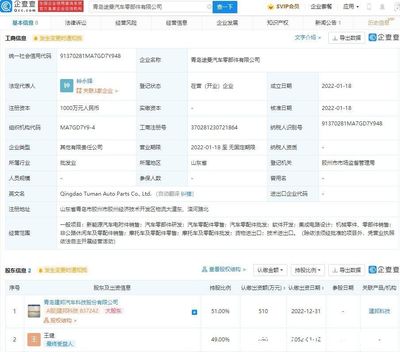 建邦科技于山东青岛投资成立汽车零部件公司,经营范围含集成电路设计
